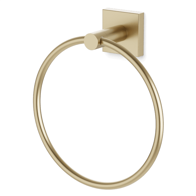 Artos Edge Towel Ring Satin Brass – TA545SB