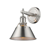 Orwell PW 1 Light Bath Vanity in Pewter with Pewter Shade