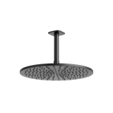 Artos Harmony 12" Rain Shower Head on Ceiling Mount Arm Matte Black – F924C12BK
