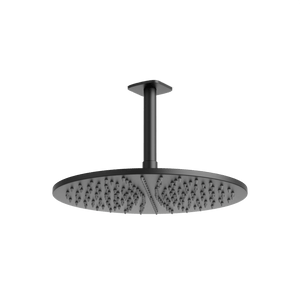 Artos Harmony 12" Rain Shower Head on Ceiling Mount Arm Matte Black – F924C12BK