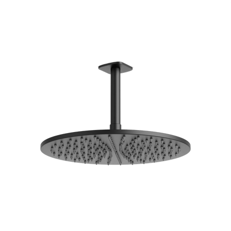 Artos Harmony 12" Rain Shower Head on Ceiling Mount Arm Matte Black – F924C12BK