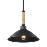 Journey Natural Black 1 Light Pendant