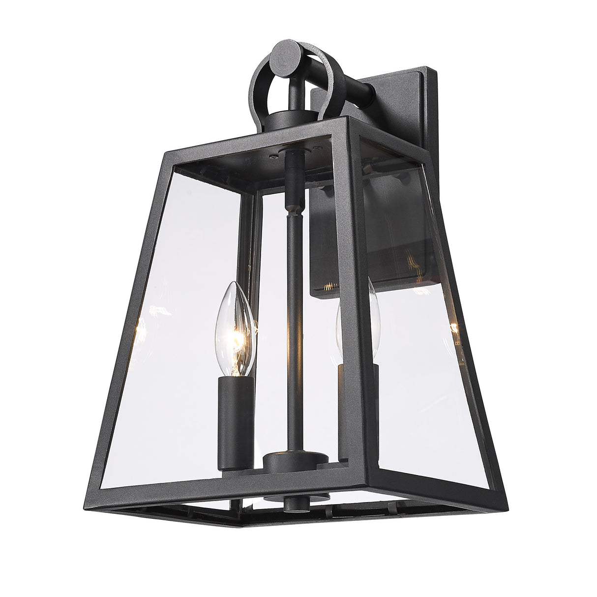 Lautner Natural Black Wall Sconce - Outdoor