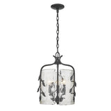 Calla Natural Black 3 Light Pendant