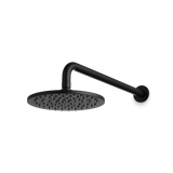 Artos Opera 8" Rain Shower Head on Wall Mount Arm Matte Black – F907-1BK