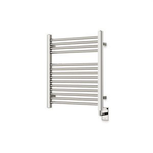 Artos Denby 27" x 24" Hardwired Heated Towel Rail Polished Nickel – M06860W-PN