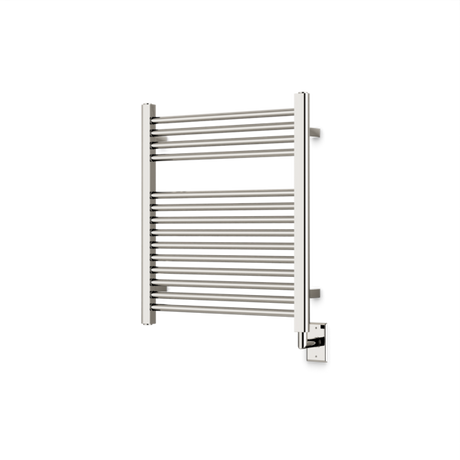 Artos Denby 27" x 24" Hardwired Heated Towel Rail Polished Nickel – M06860W-PN