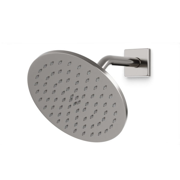 Artos Otella 8" Shower Head on Angled Arm Brushed Nickel – F907-11BN