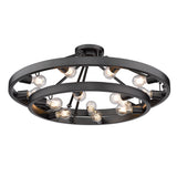 Castile 15 Light Semi-Flush