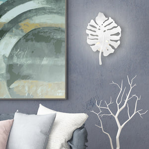 Aruba TWP 1 Light Wall Sconce in Textured White Plaster