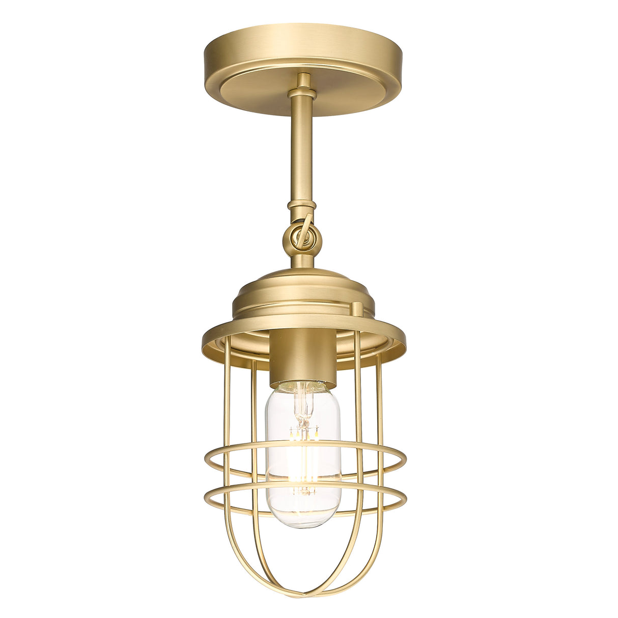 Seaport 1-Light Wall Sconce in Brushed Champagne Bronze