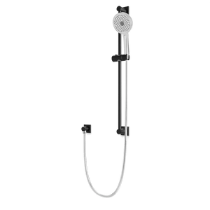 Artos Otella Multifunction Flexible Hose Slide Bar Kit with Separate Water Outlet Chrome / Matte Black – F907-117CHB