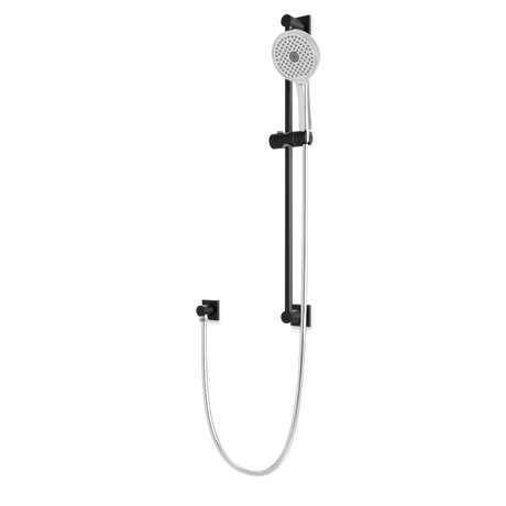 Artos Otella Multifunction Flexible Hose Slide Bar Kit with Separate Water Outlet Chrome / Matte Black – F907-117CHB