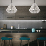 Valentina 4 Light Pendant in Matte Black