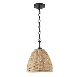 Hathaway Mini Pendant in Matte Black