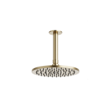 Artos Opera 8" Rain Shower Head on Ceiling Mount Arm Satin Brass – F907-3/5SB