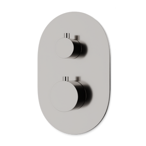 Artos Opera Thermostat with 3-Way Diverter & Off Position Trim Kit Brushed Nickel