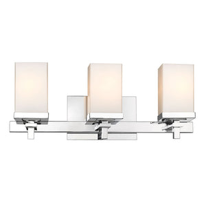 Maddox 3 Light Bath Vanity in Chrome