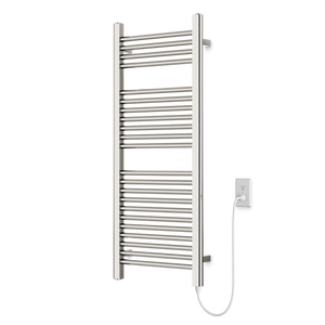 Artos Denby 44" x 18" Plug-In Heated Towel Rail Polished Nickel – M11145P-PN