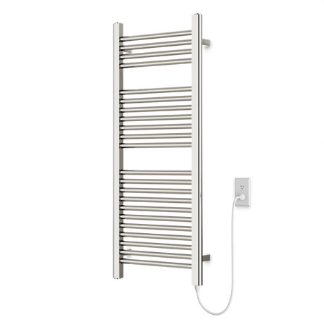 Artos Denby 44" x 18" Plug-In Heated Towel Rail Polished Nickel – M11145P-PN