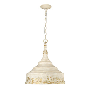 Keating 3 Light Pendant in Antique Ivory