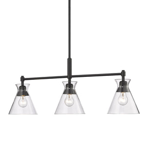 Malta Matte Black Linear Pendant