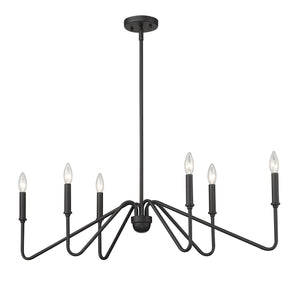 Kennedy Natural Black Linear Pendant