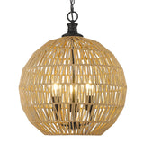 Florence 3-Light Pendant in Matte Black