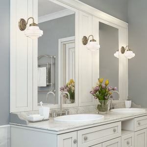 Ingalls MBS Modern Brass 1 Light Wall Sconce