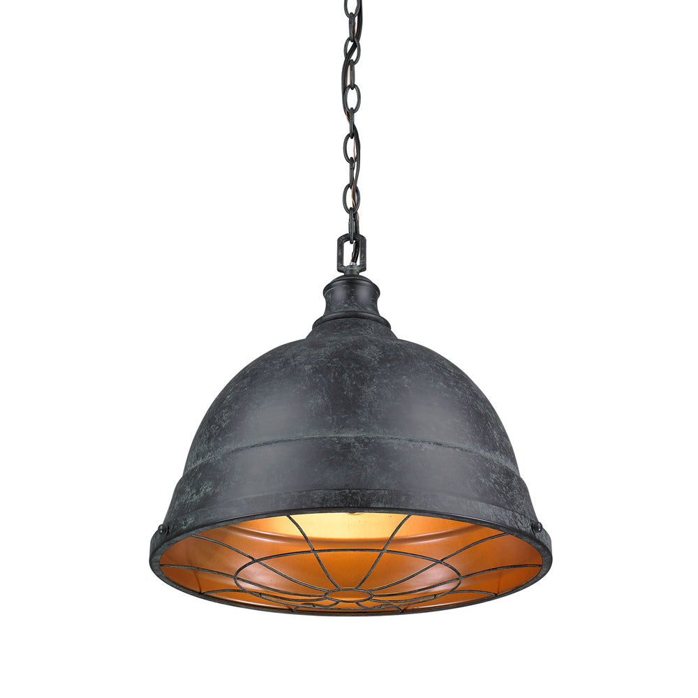 Bartlett 2 Light Pendant in Black Patina