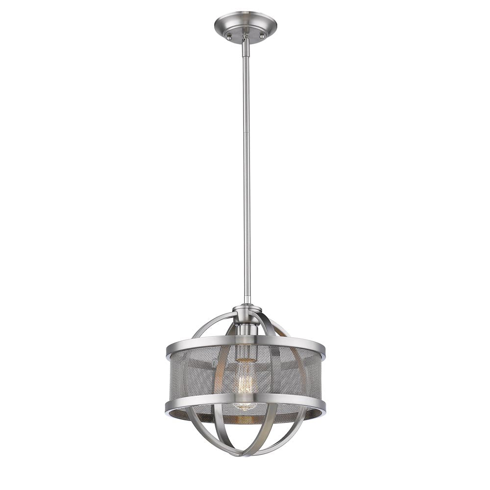 Colson PW Mini Pendant (with shade) in Pewter