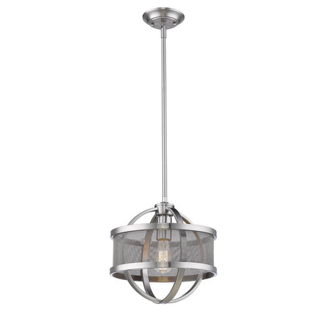 Colson PW Mini Pendant (with shade) in Pewter