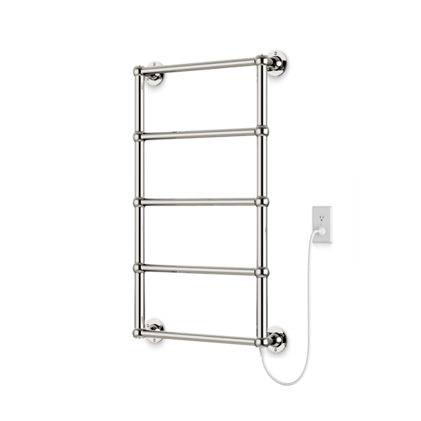 Artos Empire 36" x 22" Plug-In Heated Towel Rail Polished Nickel – TEM09255P-PN