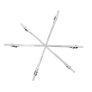 Garvin CH 6 Light Chandelier in Chrome