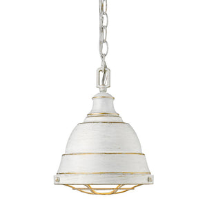 Bartlett Small Pendant in French White