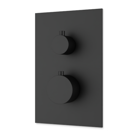 Artos Otella Thermostat with 3-Way Diverter & Off Position Trim Kit Matte Black – F903B-60TKBK