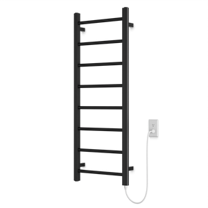 Artos Ryton 47" x 18" Plug-In Heated Towel Rail Matte Black – MR12045P-BK