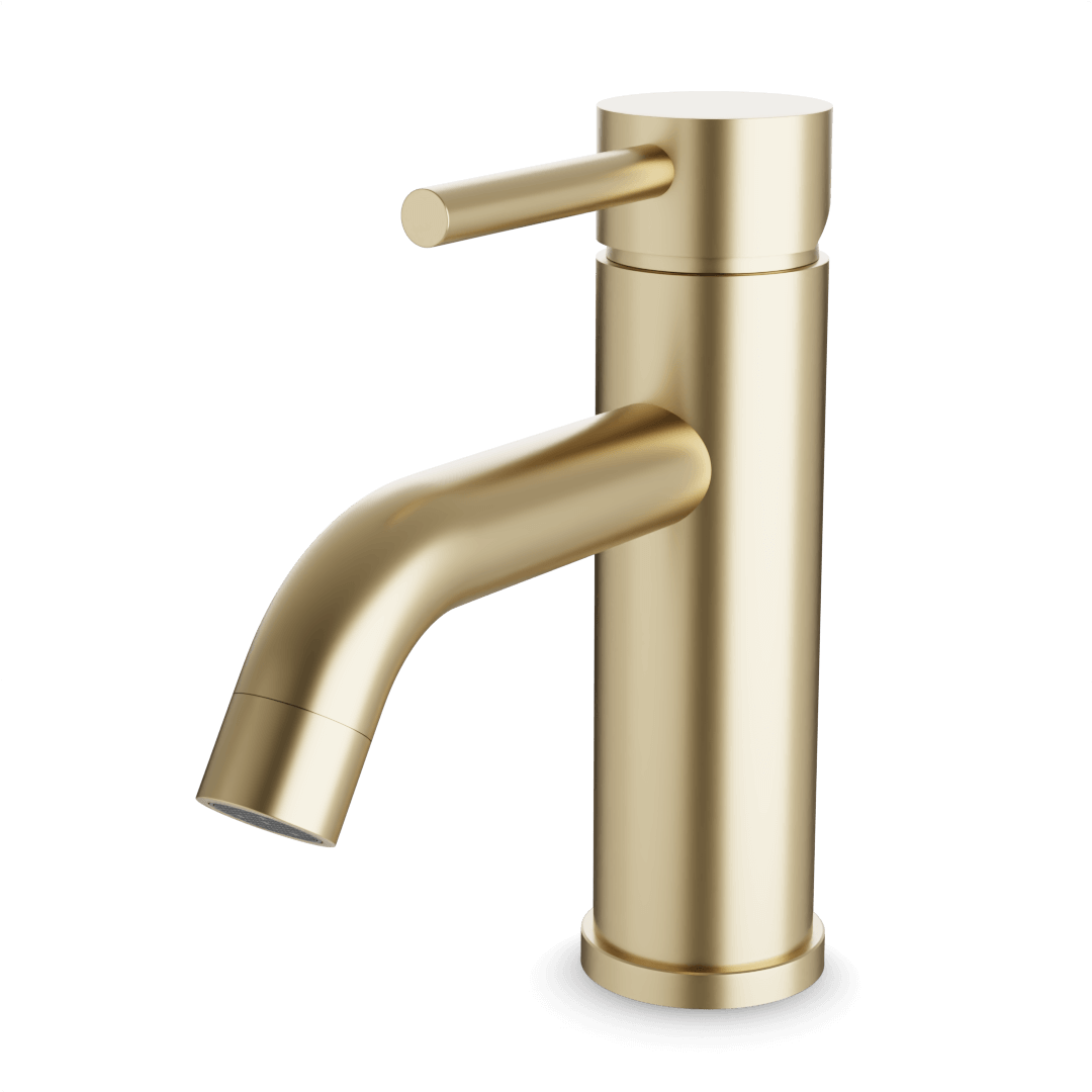 Artos Opera Single Hole Bathroom Faucet Satin Brass – FS308SB
