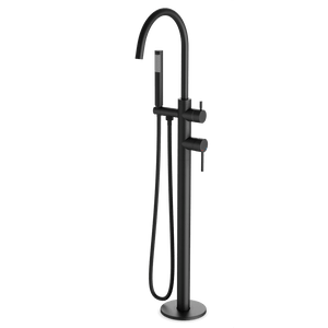 Artos Opera Floor Mount Tub Filler Trim Kit with Hand Shower Matte Black – FS510TKBK