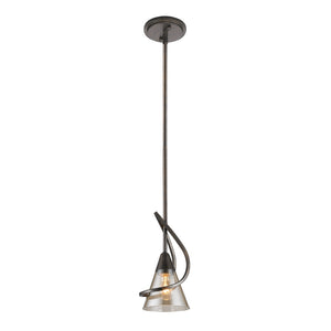 Olympia Mini Pendant in Burnt Sienna with Baltic Amber Glass