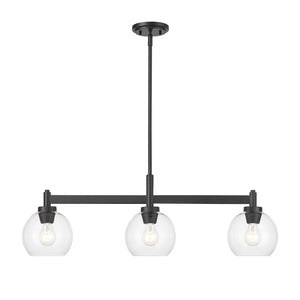 Galveston BLK Matte Black Linear Pendant