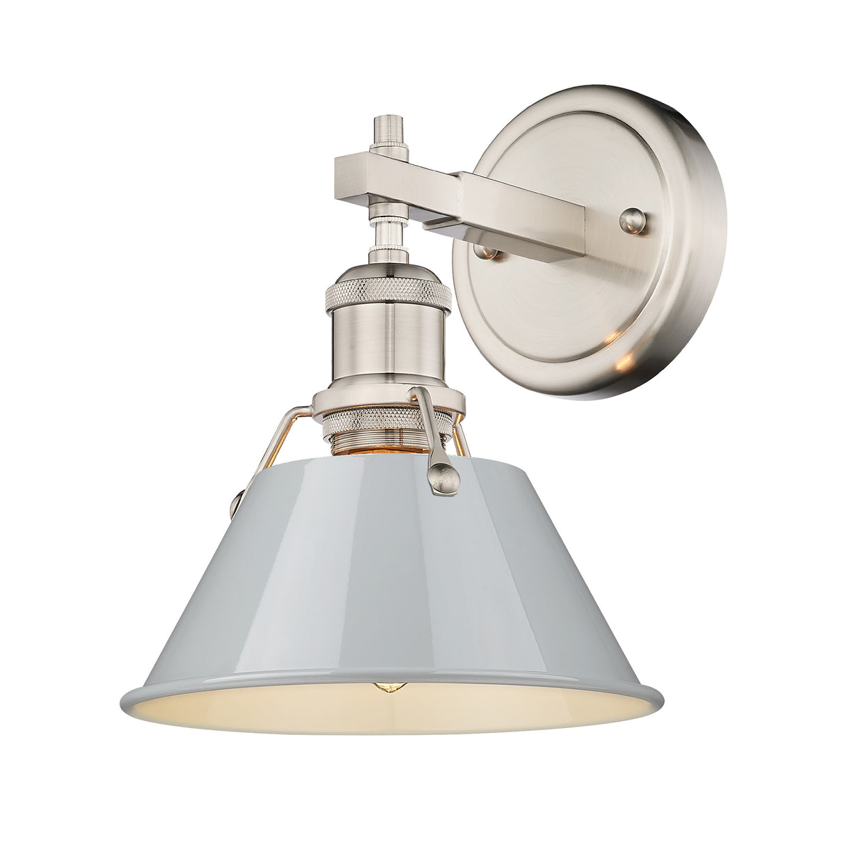 Orwell PW Pewter 1 Light Bath Vanity
