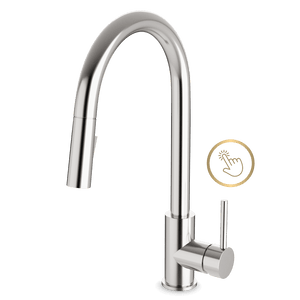 Artos Modern Touch Activated Kitchen Faucet Brushed Nickel