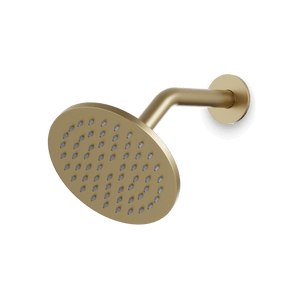 Artos Opera 6" Shower Head on Angled Arm Satin Brass – F907-74SB