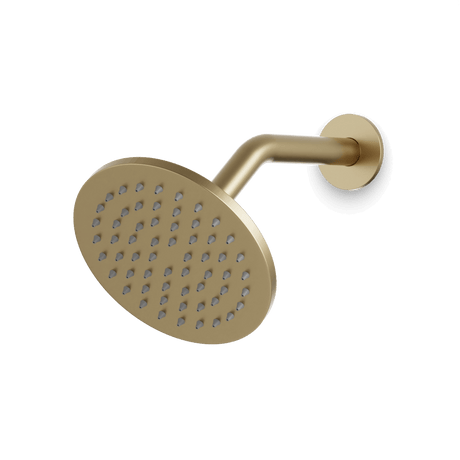 Artos Opera 6" Shower Head on Angled Arm Satin Brass – F907-74SB