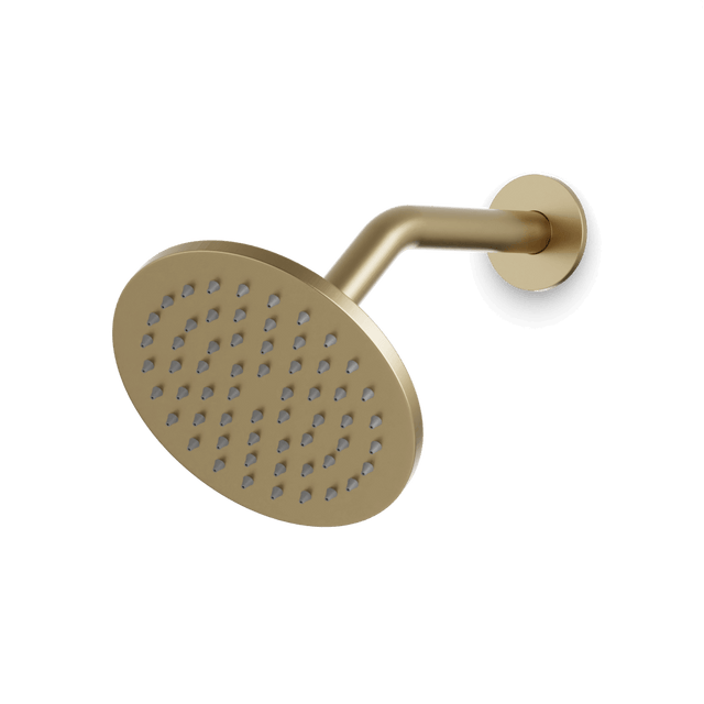Artos Opera 6" Shower Head on Angled Arm Satin Brass – F907-74SB