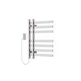 Artos Lioni 27" x 20" Plug-In Heated Towel Rail Brushed Nickel – MS06950P-BN