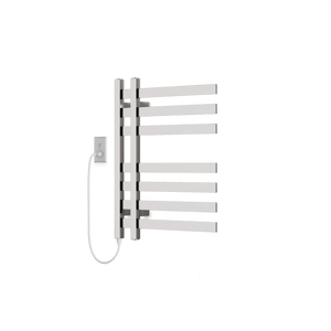 Artos Lioni 27" x 20" Plug-In Heated Towel Rail Brushed Nickel – MS06950P-BN