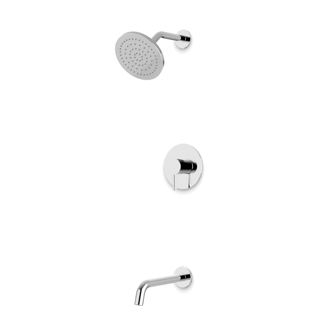 Artos Opera 2-Way Pressure Balance Shower Trim Kit with Tub Filler Chrome – TS256CH