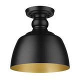 Holmes BLK Flush Mount in Matte Black